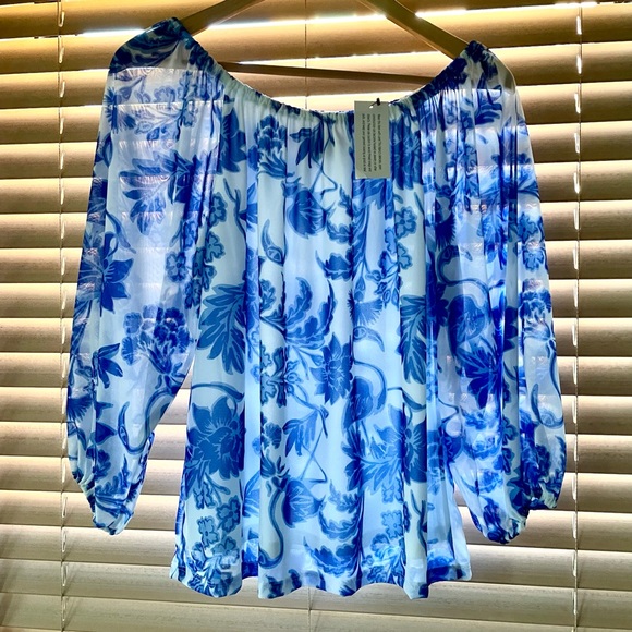 NWT On/Off shoulder Aria Knit Top - Picture 7 of 9